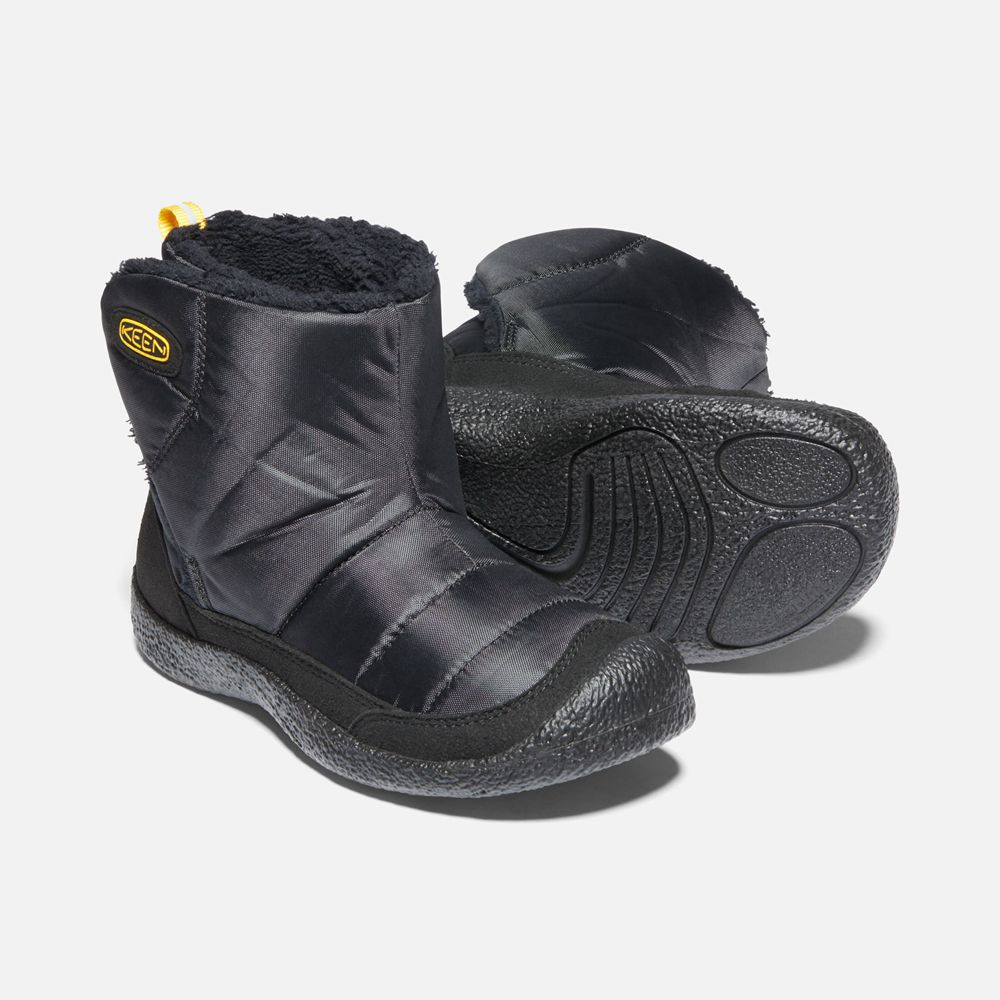 Botas Marca Keen Mexico Negros/Amarillos - Niños Howser Ii Boots - NV3641207